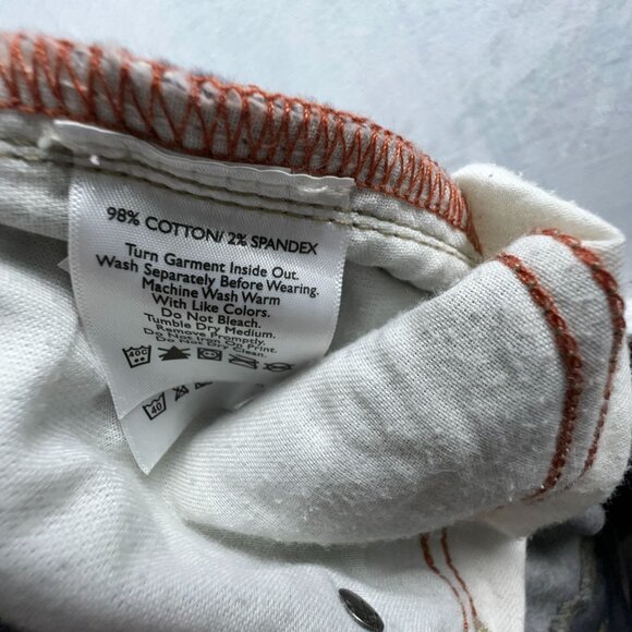 Eddie Bauer Straight Leg Jeans Specially Dyed Mid Rise Women's Gray Size 30X30 - Picture 7 of 12